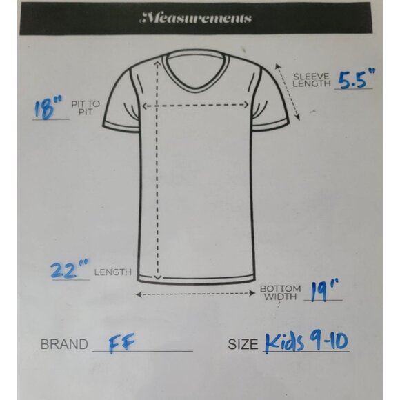 Foo Fighters x Cotton On IN YOUR HONOR Kids Blue Silver T-Shirt Sz 9-10 Years - Picture 8 of 8